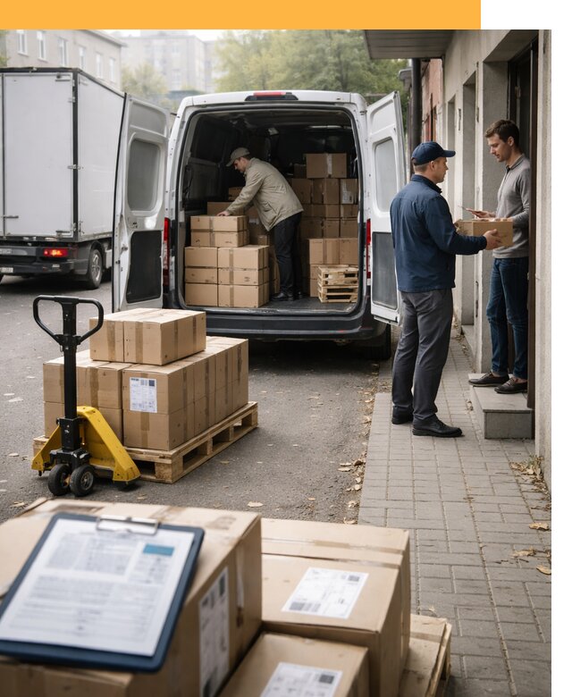 Доставка грузов от двери до двери с таможней от 45684 руб.