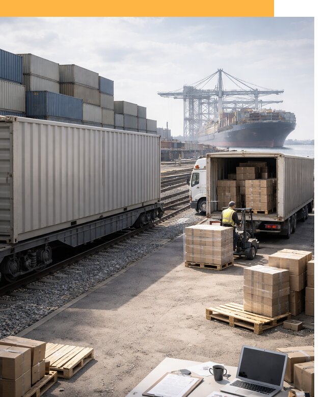 Мультимодальные перевозки грузов по миру от 45684 руб