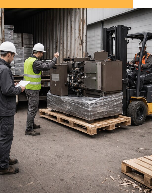 Доставка промышленного оборудования из Европы от 45684