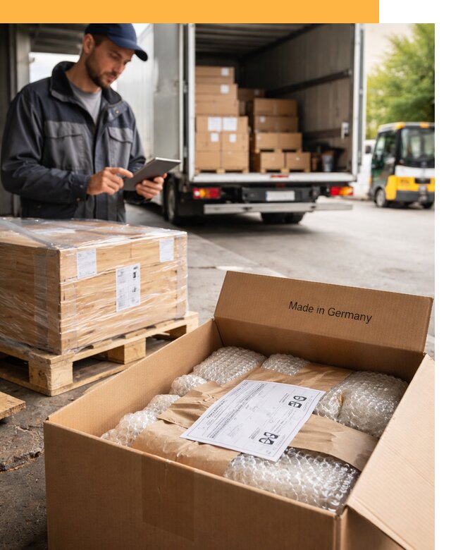 Доставка грузов из Германии от 45684 руб с таможенным оформлением