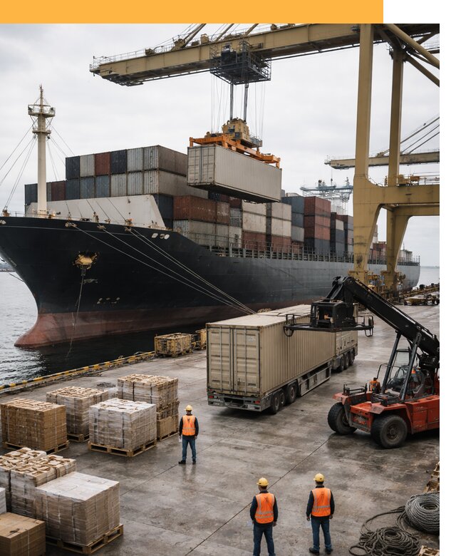 Морские перевозки из Индии: доставка FCL/LCL, таможня от 121824