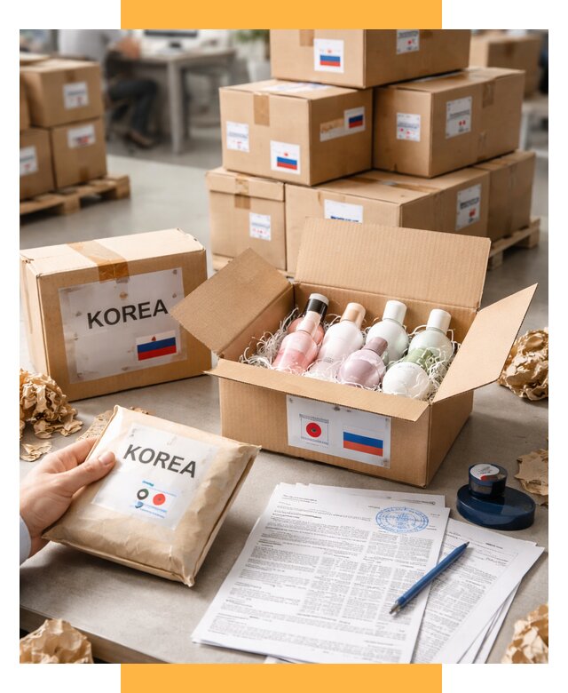 Доставка косметики из Кореи от 8629 р. под ключ | СетСервис-Кнп