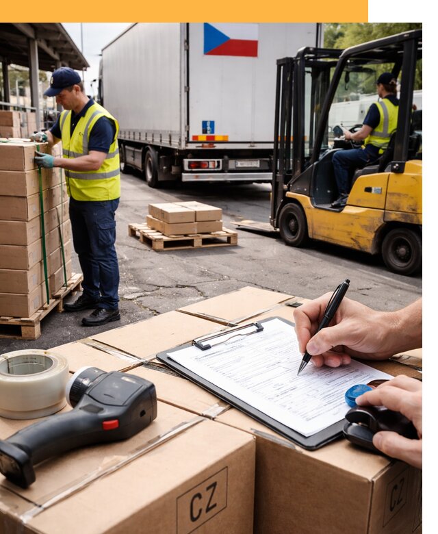 Доставка грузов в Чехию от 35532 руб, международные перевозки