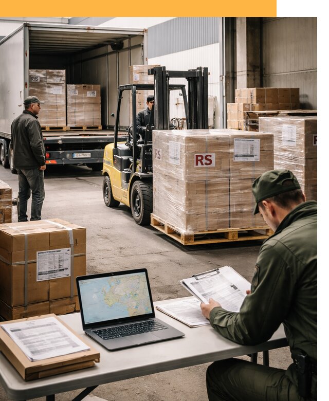 Доставка грузов в Сербию от 45684 руб, международные перевозки