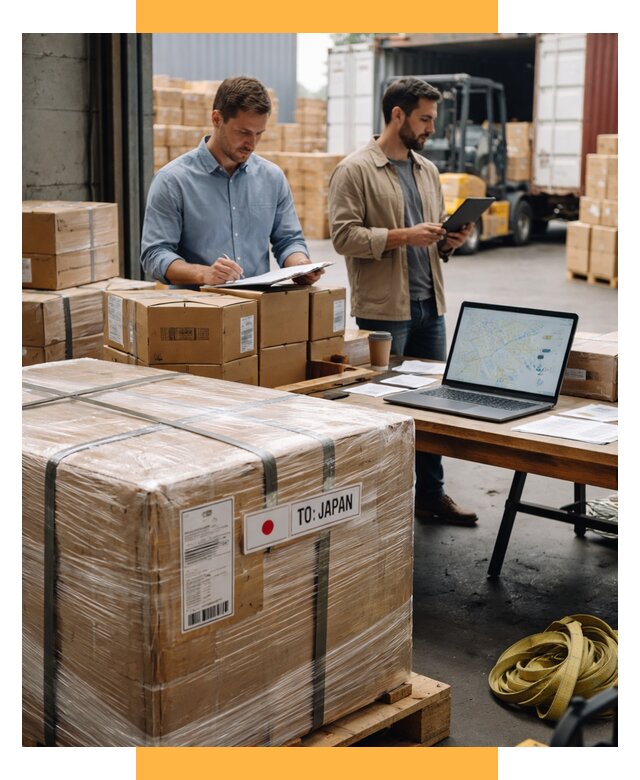 Доставка грузов в Японию от 25380 р., логистика СетСервис-Кнп