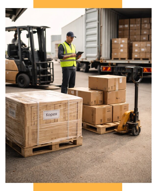 Доставка грузов в Корею из России от 35532 р. | СетСервис-Кнп