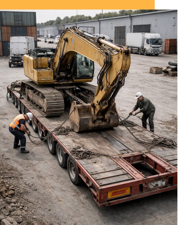 Перевозка спецтехники по России и миру от 45684 руб