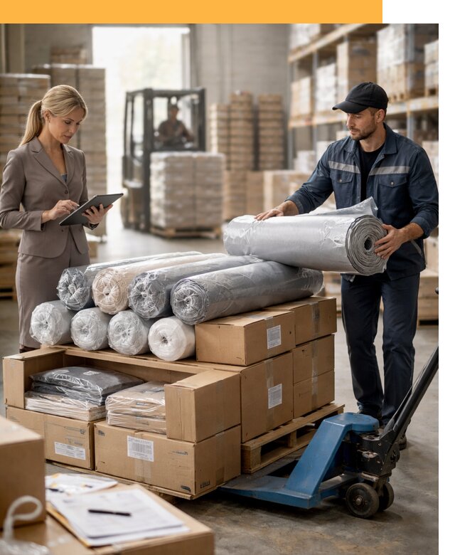 Перевозка текстиля по миру от 15228 руб. с таможней и страхованием