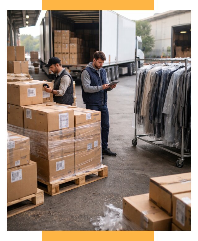 Перевозка и доставка одежды из Китая от 7614 р., СетСервис-Кнп