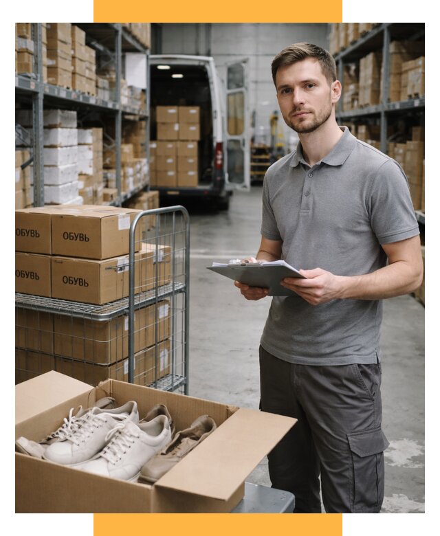 Доставка обуви из Китая и Турции от 4568 р. СетСервис-Кнп