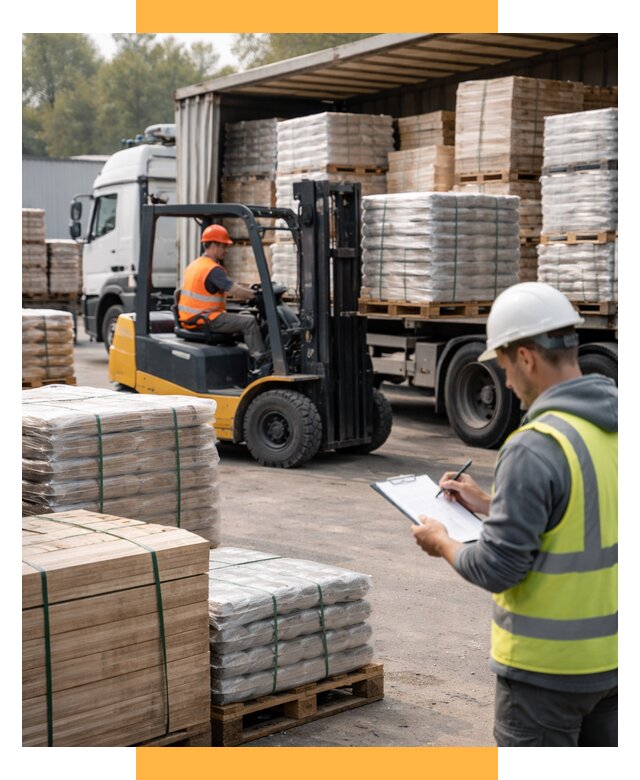 Перевозка строительных материалов от 5584 р. | СетСервис-Кнп