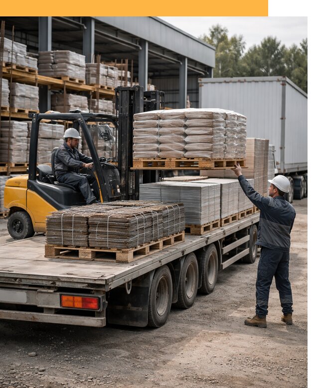 Перевозка строительных материалов по миру от 5584 руб