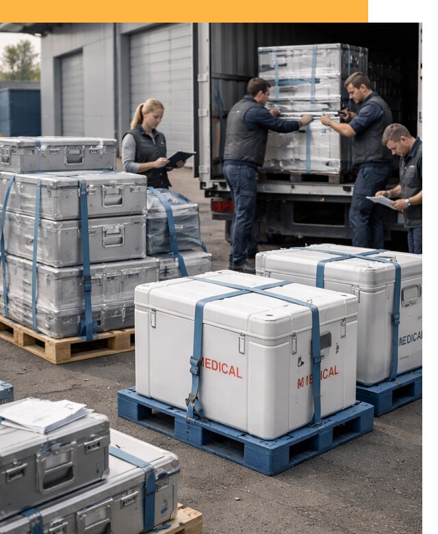 Перевозка медицинского оборудования по всему миру от 15228 руб