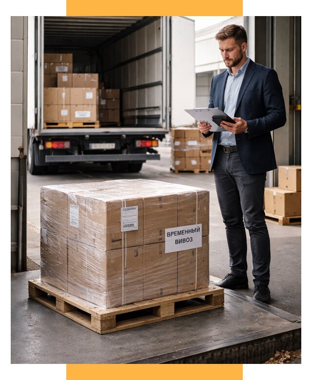 Временный вывоз товаров под ключ от 8122 р. | СетСервис-Кнп
