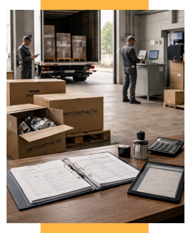 Таможенное оформление автозапчастей под ключ от 8629 р., СетСервис-Кнп