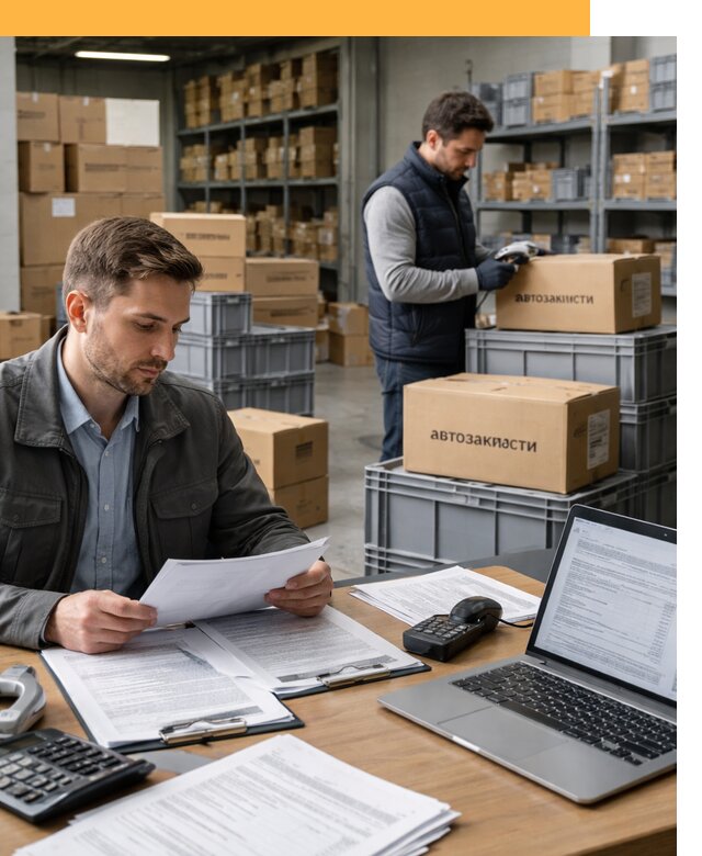 Таможенное оформление автозапчастей по выгодным тарифам от 8629
