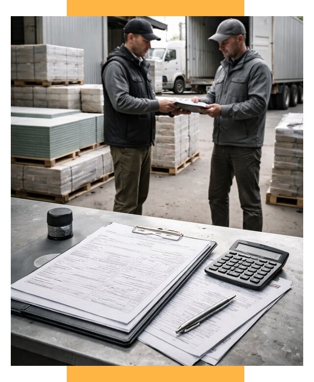 Таможенное оформление стройматериалов от 8629 р. | СетСервис-Кнп