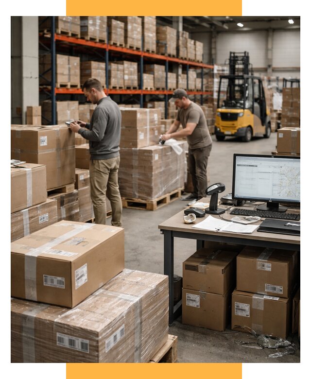 Склад консолидации в Европе от 6599 р., услуги СетСервис-Кнп