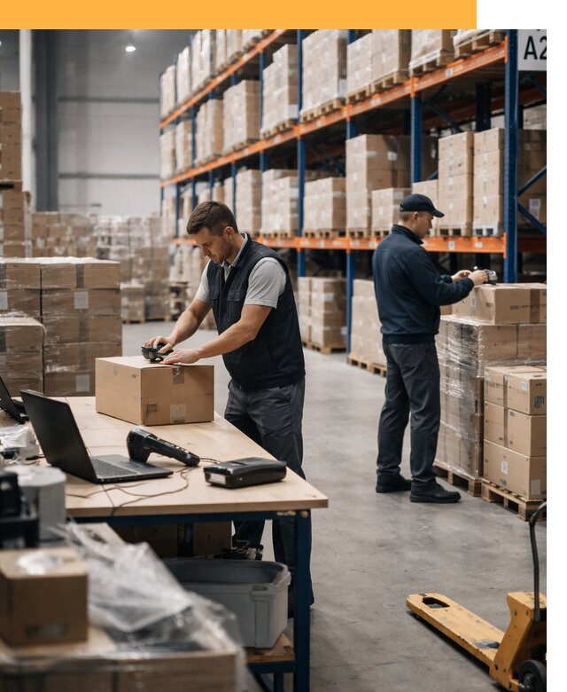 Склад консолидации в Европе: хранение, сортировка от 6599